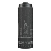 New York skyline Thermal Tumbler Thermosbeker (Voorkant)