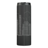 New York skyline Thermal Tumbler Thermosbeker (Achterkant)