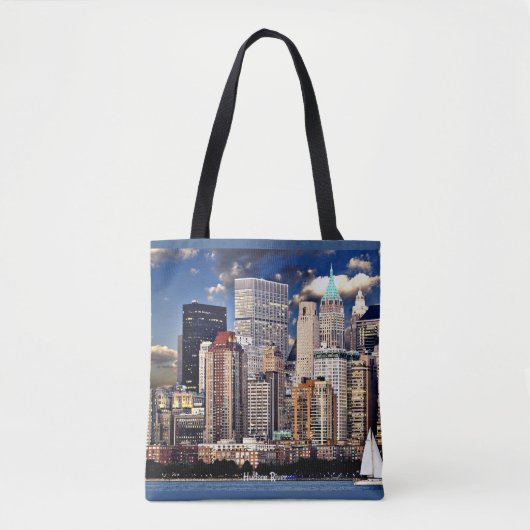 New York Skyline Tote Bag (Voorkant)