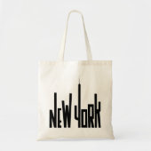 New York skyline Tote Bag (Voorkant)