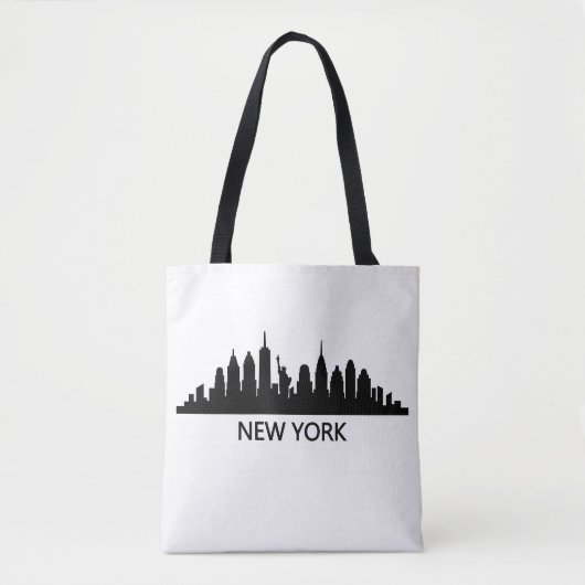 New York Skyline Tote Bag (Voorkant)