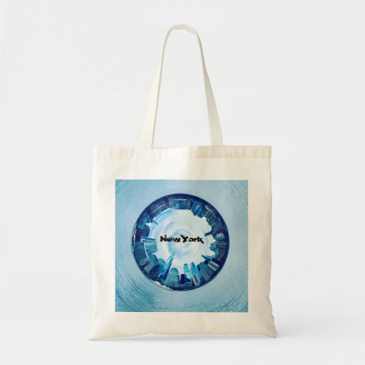 " new york skyline " van de wolkenkrabbers in de r tote bag (Voorkant)