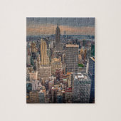 New York Skyline van het Centrum van Rockefeller Legpuzzel (Verticaal)