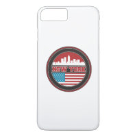 New York Skyline | Verenigde Staten-vlag