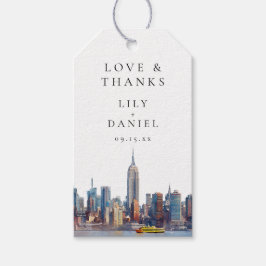 New York Skyline Wedding Thank You Cadeaulabel