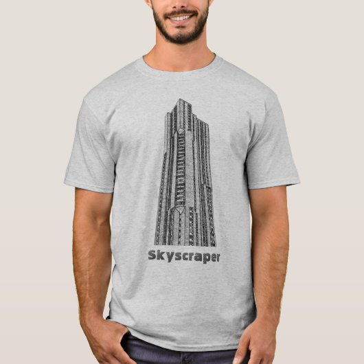 New York Skyscraper Photo Art t-Shirt (Voorkant)