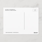 New York Skyscrapers in Dusk Briefkaart (Achterkant)