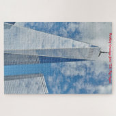 New York Skyscrapers, kerstcadeautjes Jigzaag Pu Legpuzzel (Horizontaal)