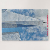 New York Skyscrapers, kerstcadeautjes Jigzaag Pu Legpuzzel (Horizontaal)
