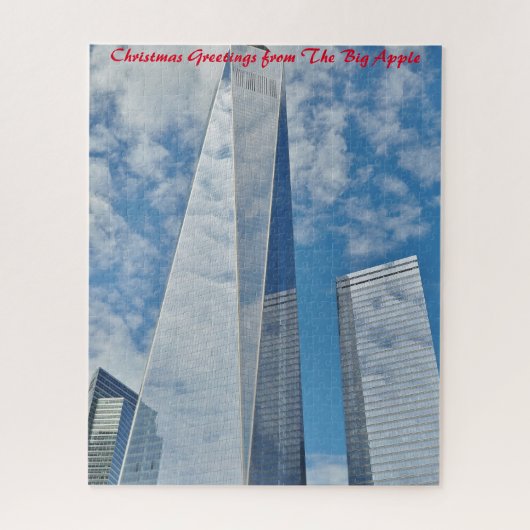 New York Skyscrapers.kerstcadeautjes Legpuzzel (Verticaal)