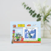 New York slaapt nooit! Briefkaart (Staand voorkant)