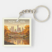 New York Sleutelhanger (Achterkant)