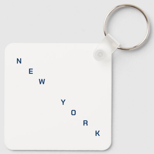 New York Sleutelhanger (Achterkant)