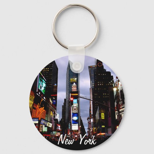 New York Sleutelhanger Times Square City Lichten G (Voorkant)