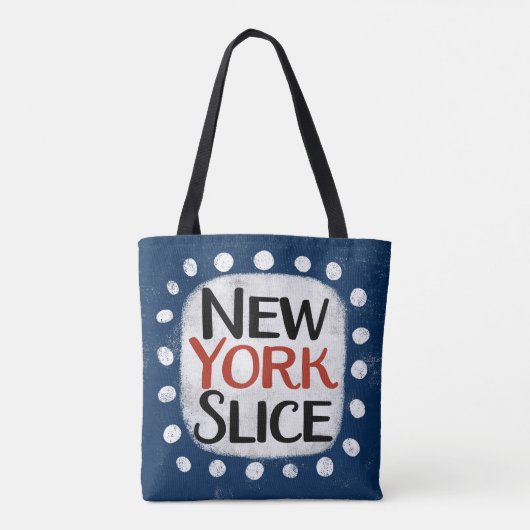 New York Slice Canvas tas (Achterkant)