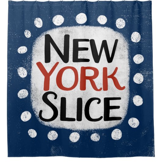 New York Slice Douchegordijn (Voorkant)