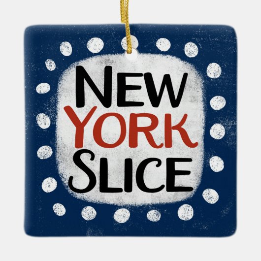 New York Slice Ornament (Voorkant)
