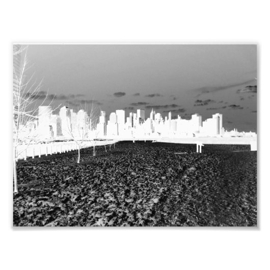 New York Snow Foto Afdruk (Voorkant)