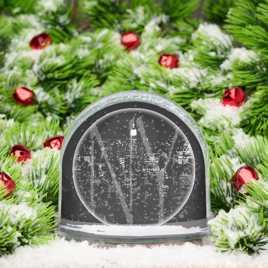 New York Snow Globe Cool Custom NYC Snowglobe Sneeuwbol (Kerstmis)