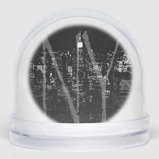 New York Snow Globe Cool Custom NYC Snowglobe Sneeuwbol (Voorkant)