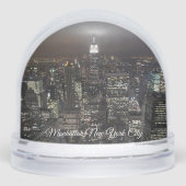 New York Snow Globe Custom NYC Empire Snowglobe Sneeuwbol (Voorkant)