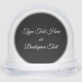 New York Snow Globe Custom NYC Empire Snowglobe Sneeuwbol (Achterkant)