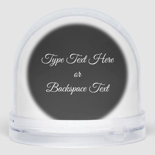 New York Snow Globe Custom NYC Empire Snowglobe Sneeuwbol (Achterkant)