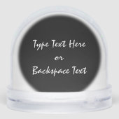 New York Snow Globe Personalized NYC Snowglobe Sneeuwbol (Achterkant)