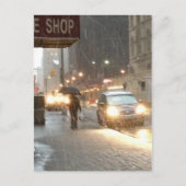 New York Snow Storm Briefkaart (Voorkant)