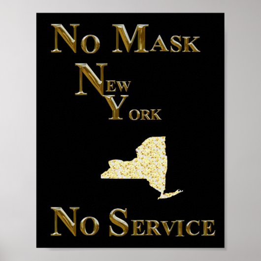 NEW YORK SOCIAL DISTANCING POSTER (Voorkant)
