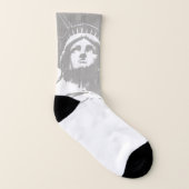 New York Socks-standbeeld van de Vrijheid NY Souve Sokken (Rechts - buiten)