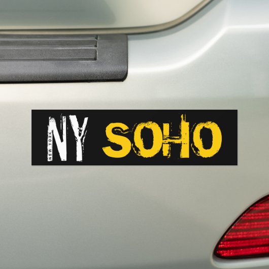 New York SOHO Bumpersticker (Op auto)