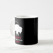 New York Solar Eclipse Totaliteit April 8 2024 Koffiemok (Voorkant links)