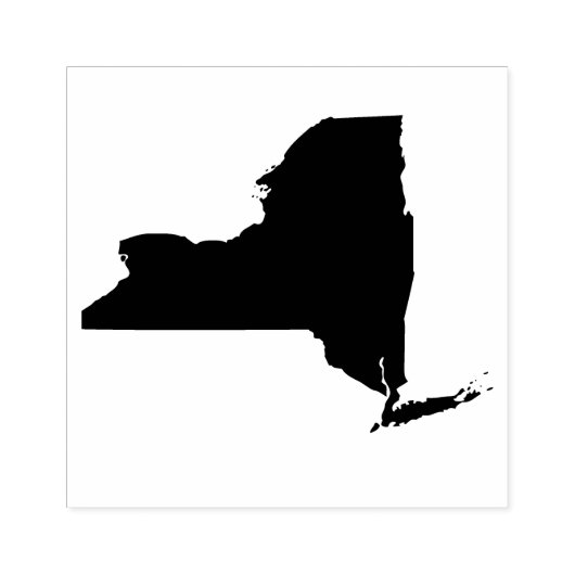 New York Solid Rubber Art Stamp Rubberstempel (Afrduk)