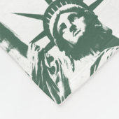 New York Souvenir Blanket Statue of Liberty Decor Fleece Deken (Hoek)