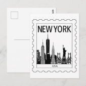 New York souvenir Briefkaart (Voorkant / Achterkant)