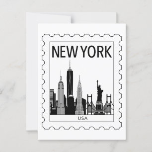 New York souvenir Briefkaart