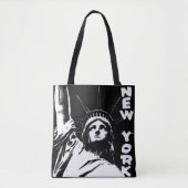 New York Souvenir Canvas tas Statue of Liberty Gif (Voorkant)