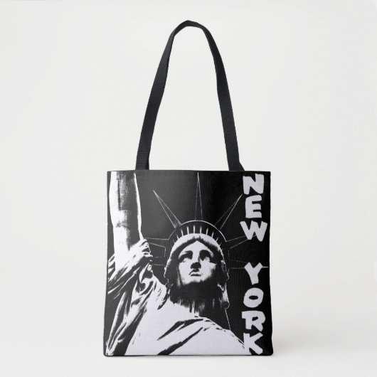 New York Souvenir Canvas tas Statue of Liberty Gif (Voorkant)