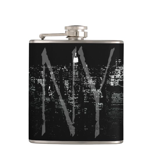 New York Souvenir Flask Empire State NYC Geschenke Heupfles (Voorkant)