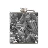 New York Souvenir Flask NYC Cityscape Gifts Heupfles (Achterkant)