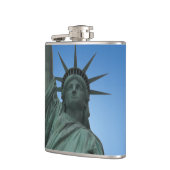New York Souvenir Flask Statue of Liberty Flask Heupfles (Links)