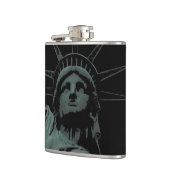 New York Souvenir Flask Statue of Liberty Flask Heupfles (Links)