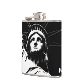 New York Souvenir Flask Statue of Liberty Flask Heupfles (Links)
