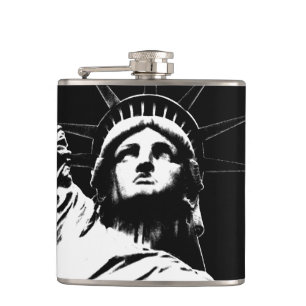 New York Souvenir Flask Statue of Liberty Flask Heupfles