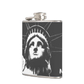 New York Souvenir Flask Statue of Liberty Flask Heupfles (Links)