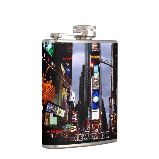 New York Souvenir Flask Times Square Souvenir Flas Heupfles (Rechts)