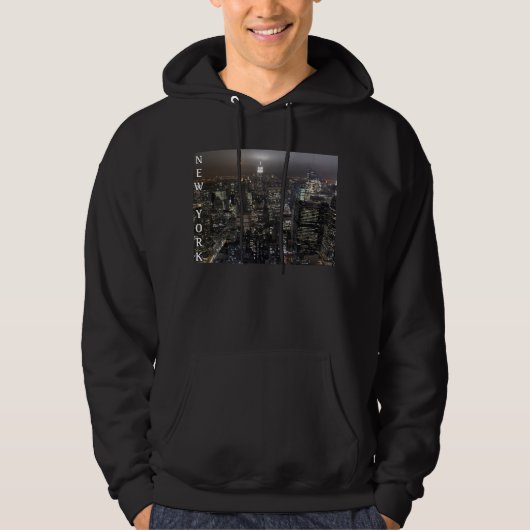 New York Souvenir Hooded Sweatshirt NY Hoodie (Voorkant)