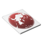 New York Souvenir Notepad Cool Bull Statue-laptop Notitieblok (Schuin)