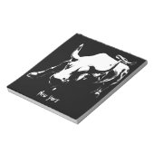 New York Souvenir Notepad Cool Bull Statue-laptop Notitieblok (Linkerzijde)